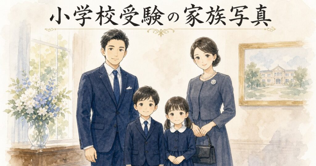 小学校受験用の家族写真を準備するには？服装と撮影タイミングのコツ