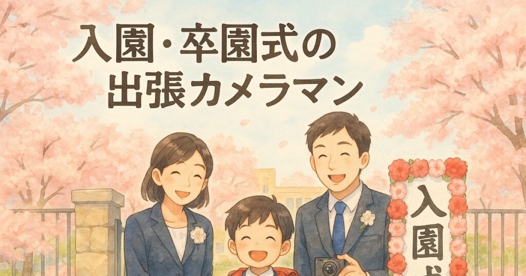 入園・卒園式の出張カメラマン
