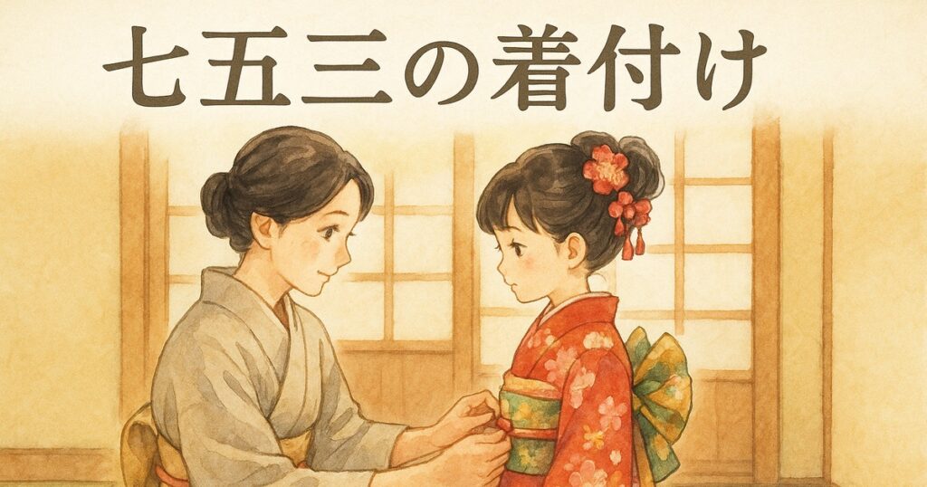 七五三の着付け